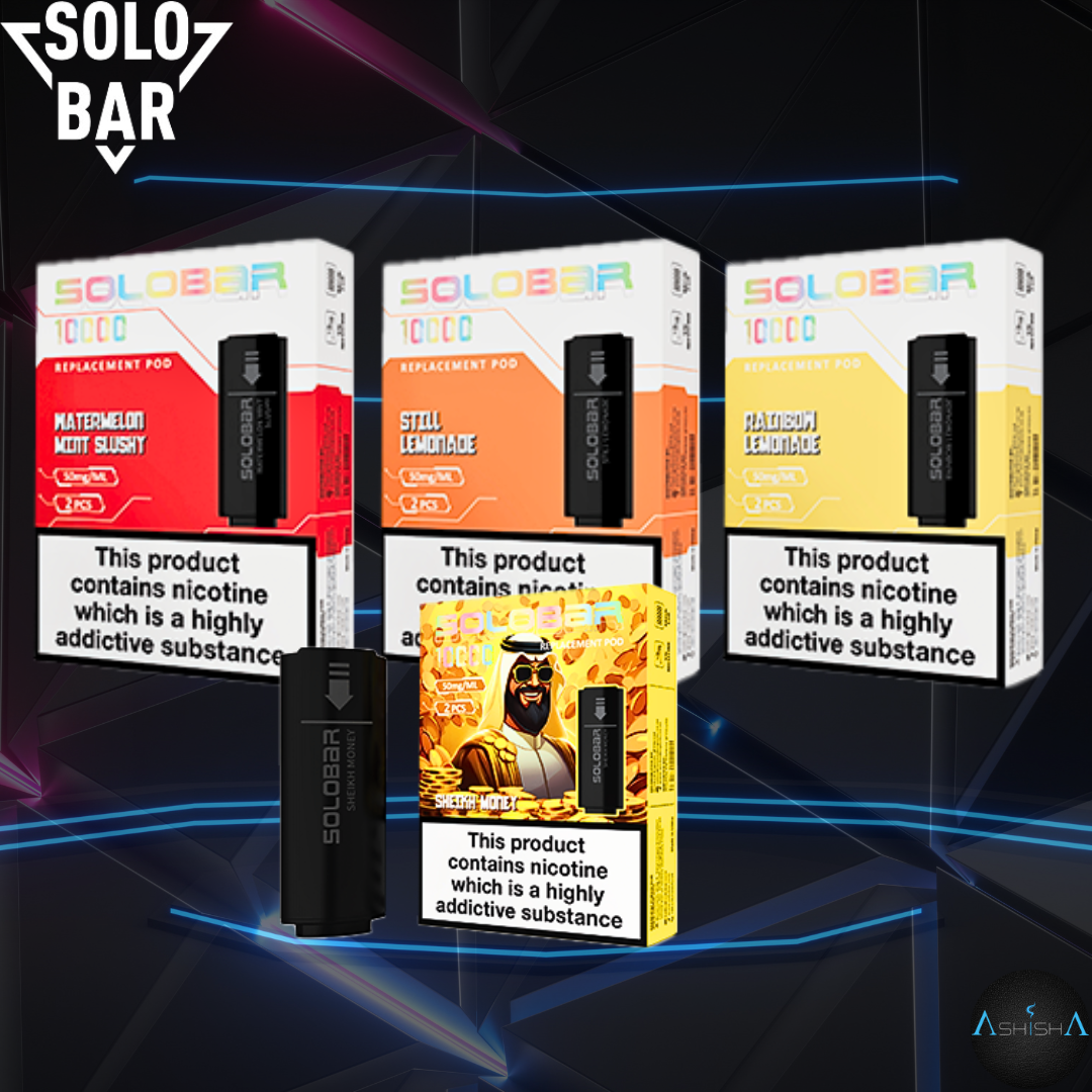 SOLOBAR REPLACEMENT PODS 2500 PUFFS