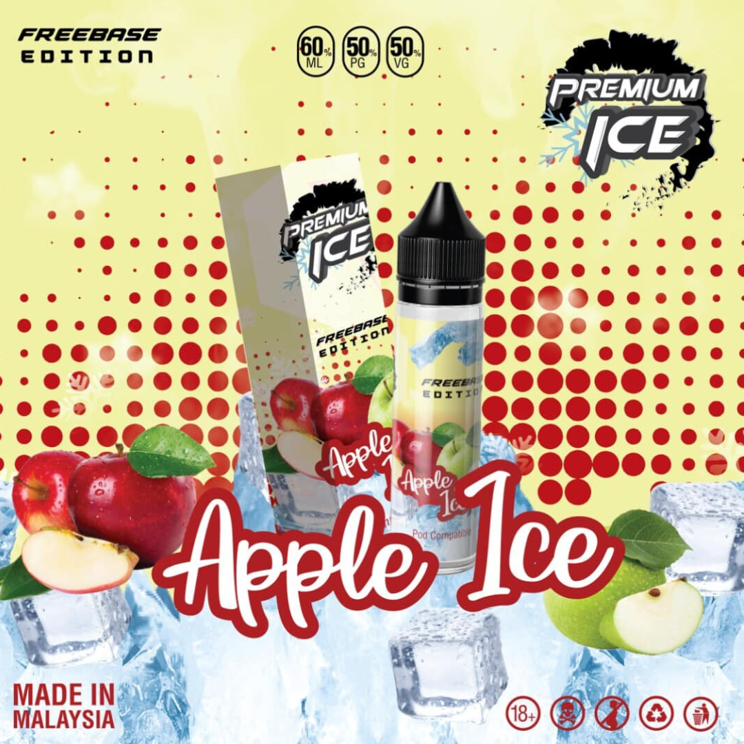 PREMIUM ICE FREEBASE 60ML 3%
