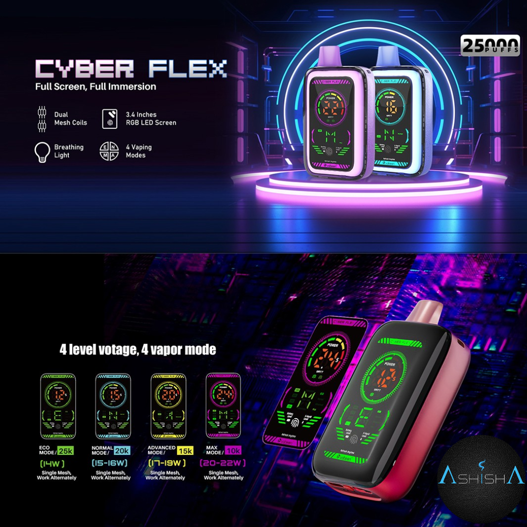 Vabeen Cyber Flex Disposable Vape Kit 25K Puffs