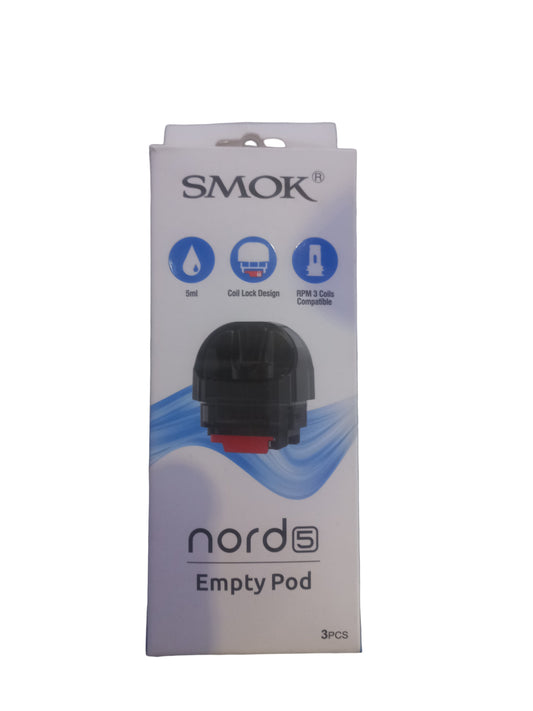 Smok Nord 5 Rpm 3 Replacement Pod Cartridge No Coil