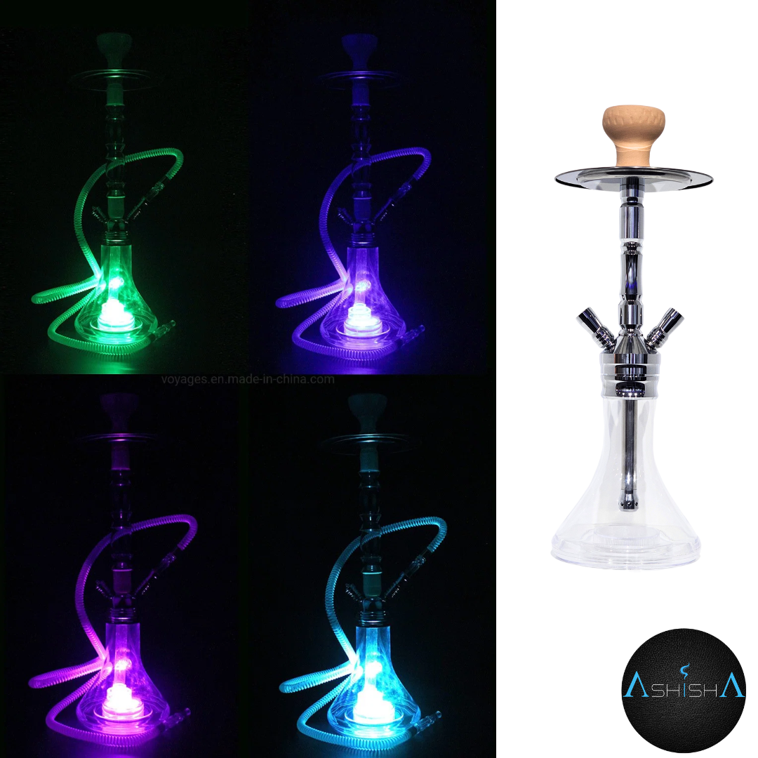 LED ACRYLIC HOOKAH (2pipe)