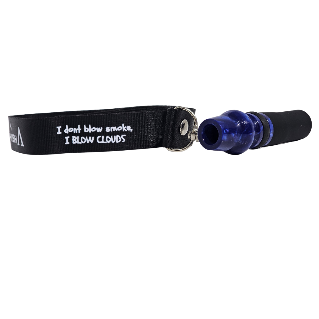 ASHISHA Resin mouth-tip with statement lanyard
