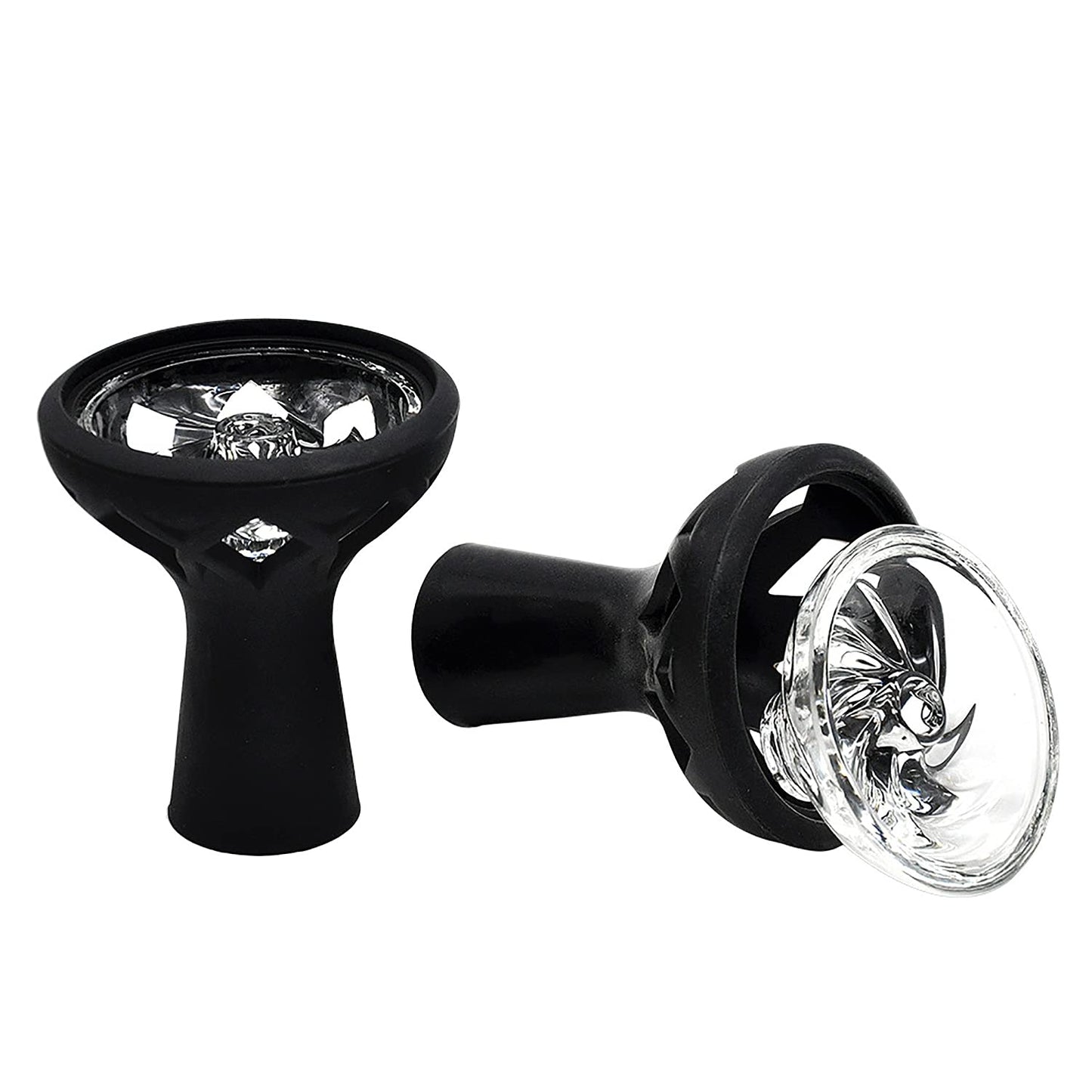 Hookah Bowl Silicone Large with glass - ASHISHA