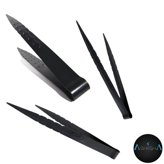 Alluminium Matt Black tongs