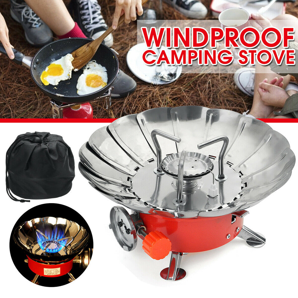 WINDPROOF PORTABLE GAS STOVE