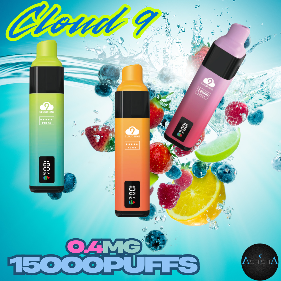 Cloud 9 Shisha Bar 0.4mg nic –  Upto 15k DTL