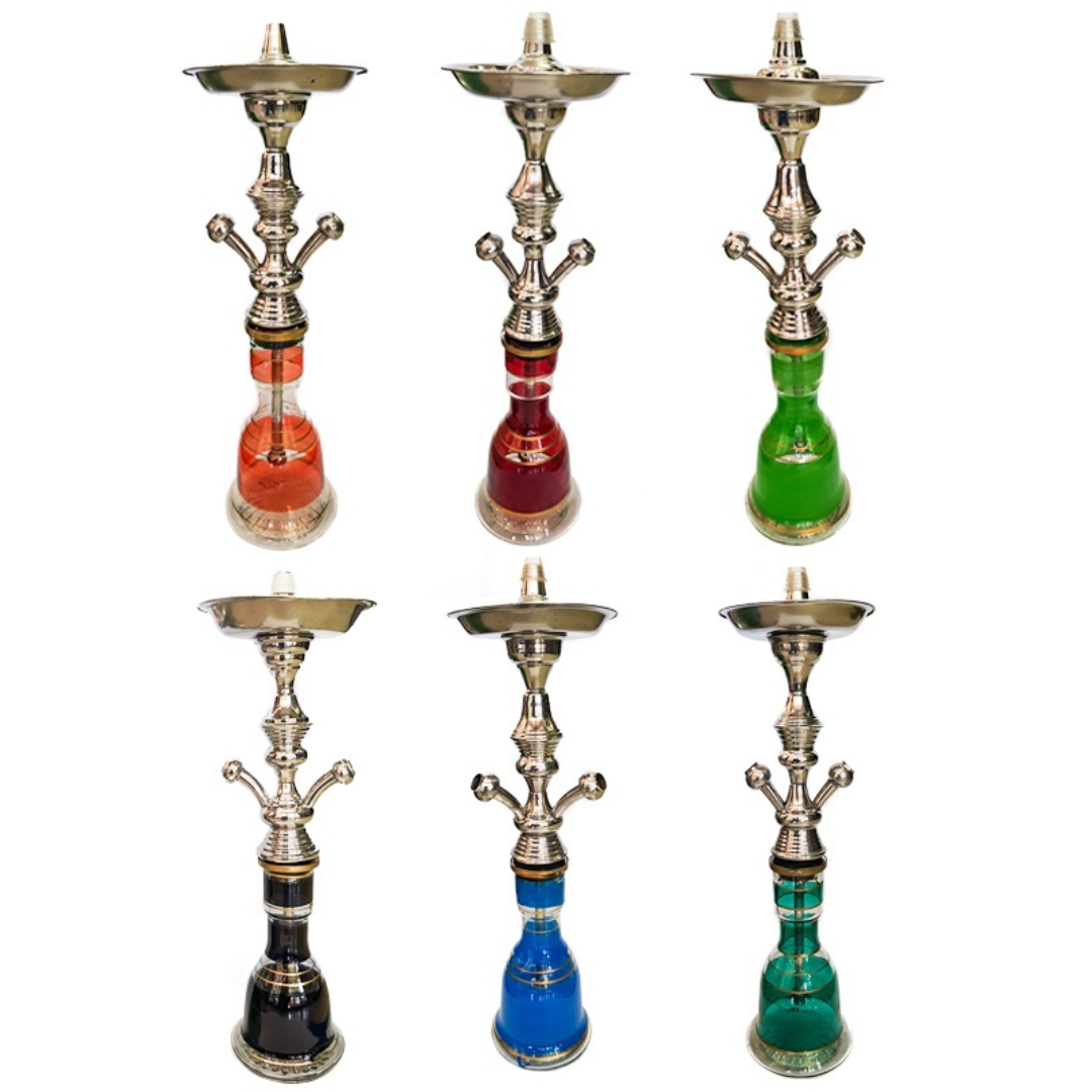 Egyptian Pyramids Hookah - Medium - 3 Pipe