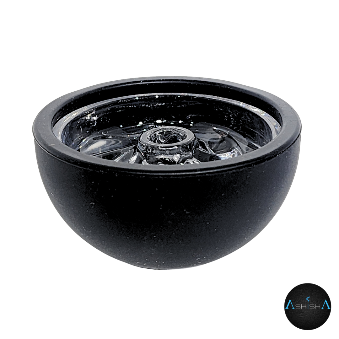 Silicone Ball head with glass