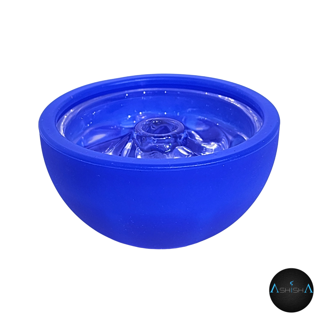 Silicone Ball head with glass