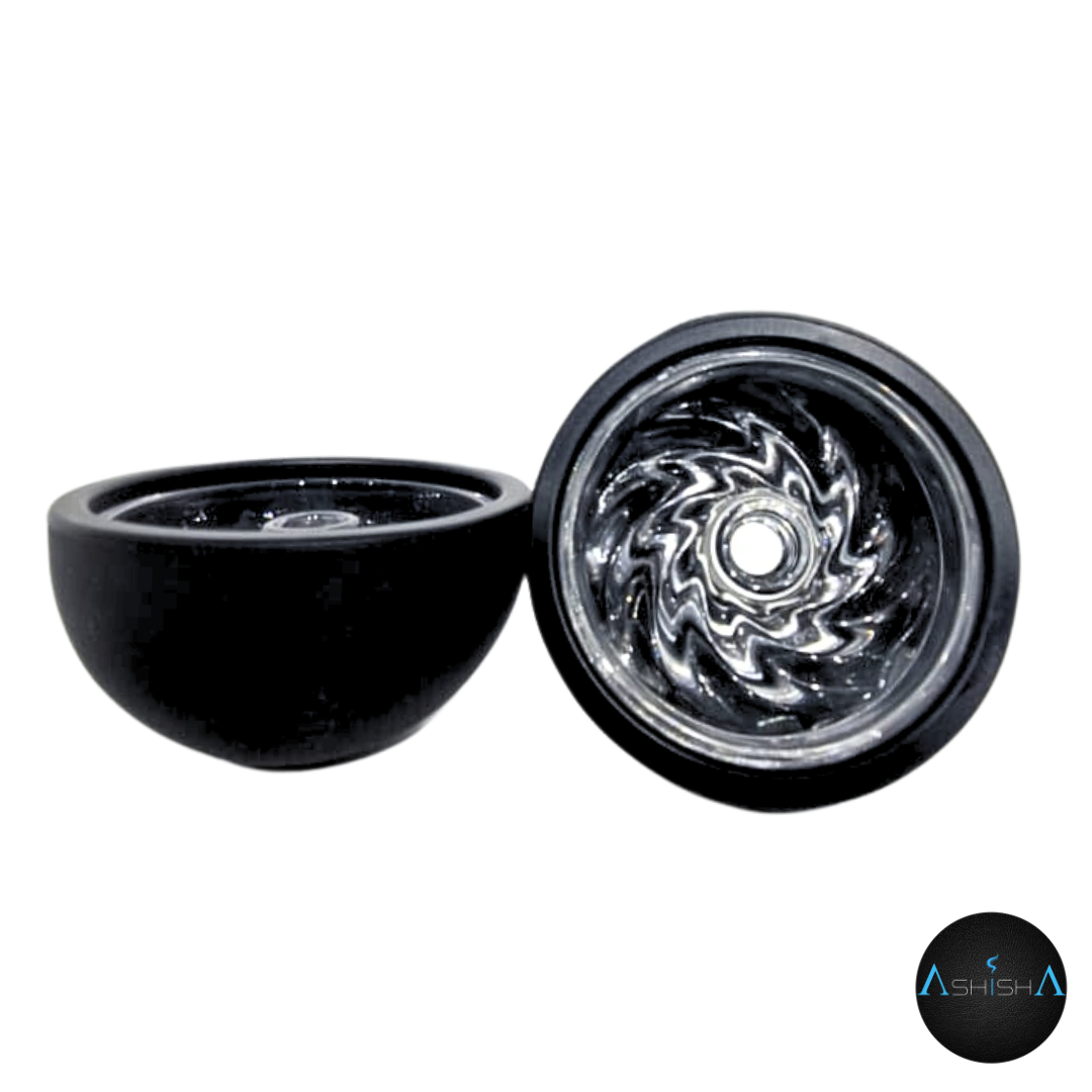 Silicone Ball head with glass