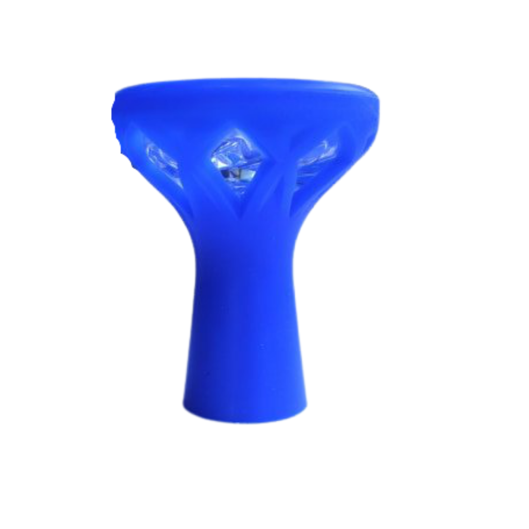 Hookah Bowl Silicone Large with glass - ASHISHA