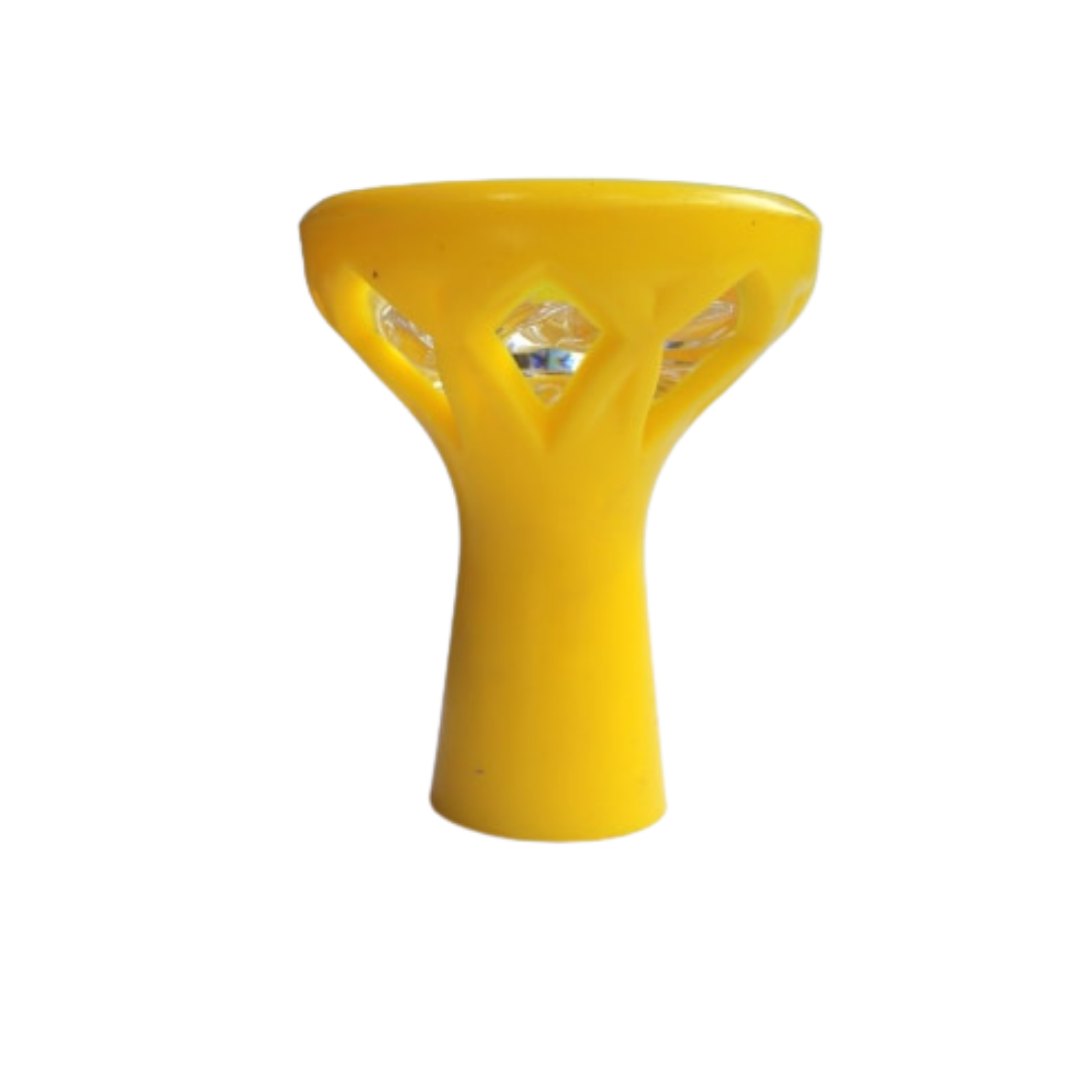 Hookah Bowl Silicone Large with glass - ASHISHA