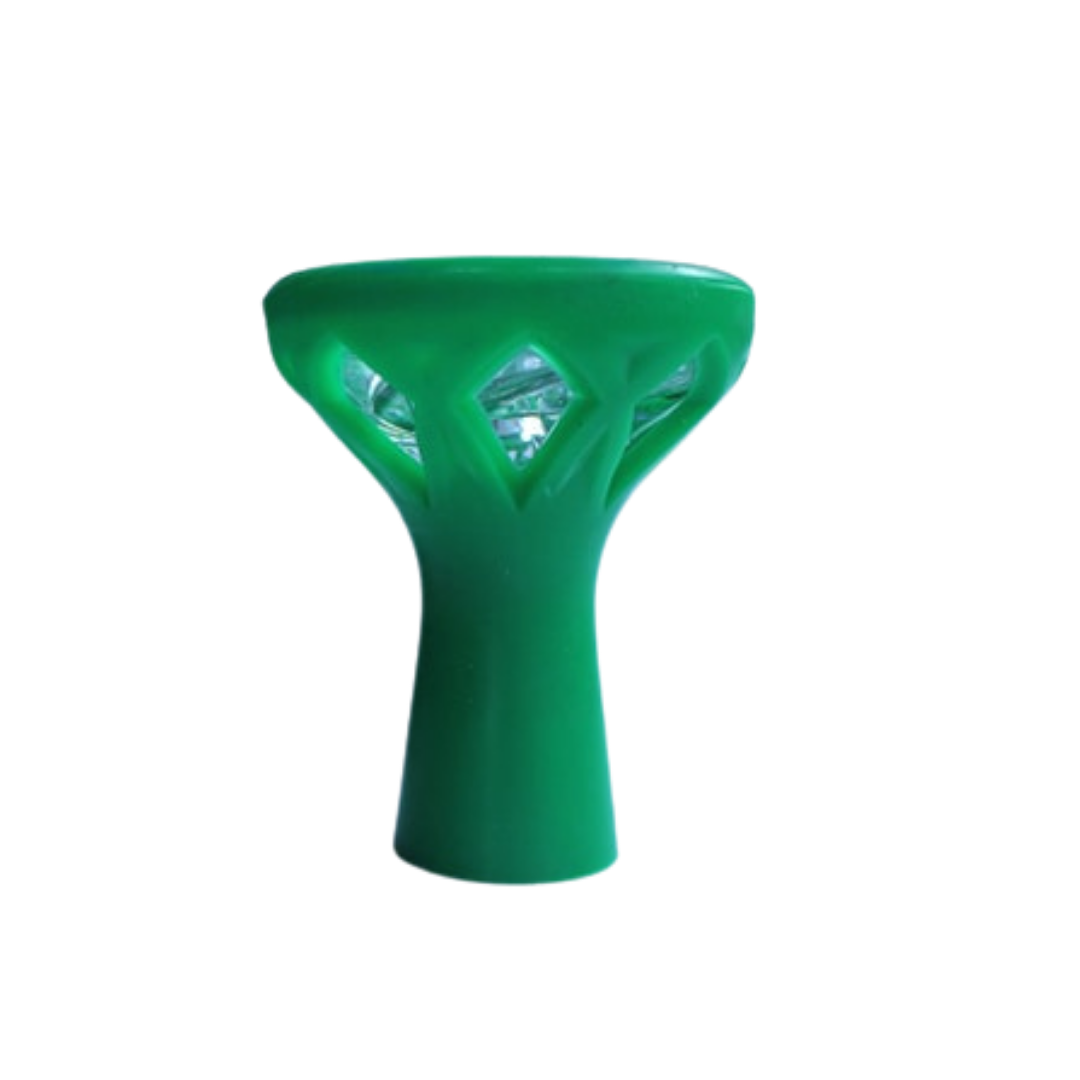 Hookah Bowl Silicone Large with glass - ASHISHA